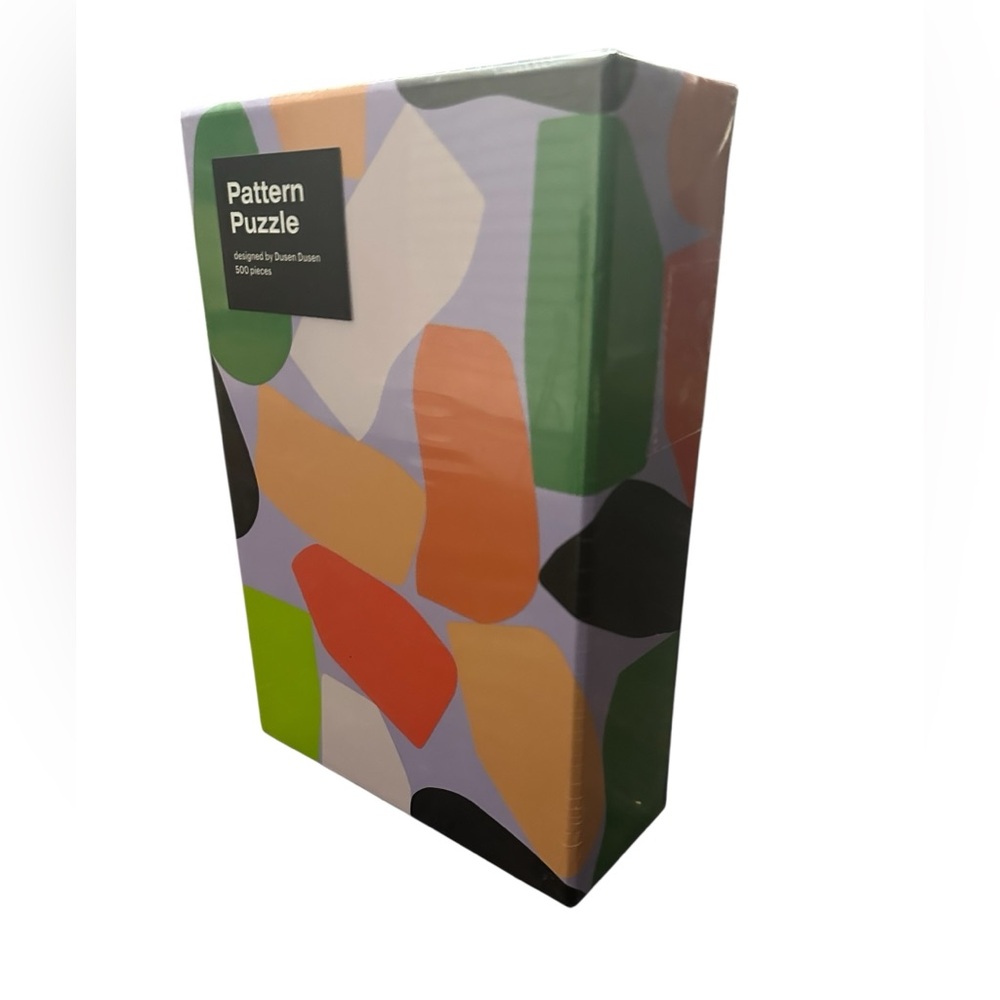 NEW SEALED: Dusen Dusen Stack Pattern Print. 500 Piece Puzzle. 18 x 24 Areaware.